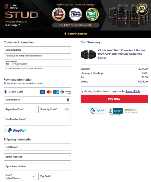 ClubHouse STUD Stamina Booster order Price